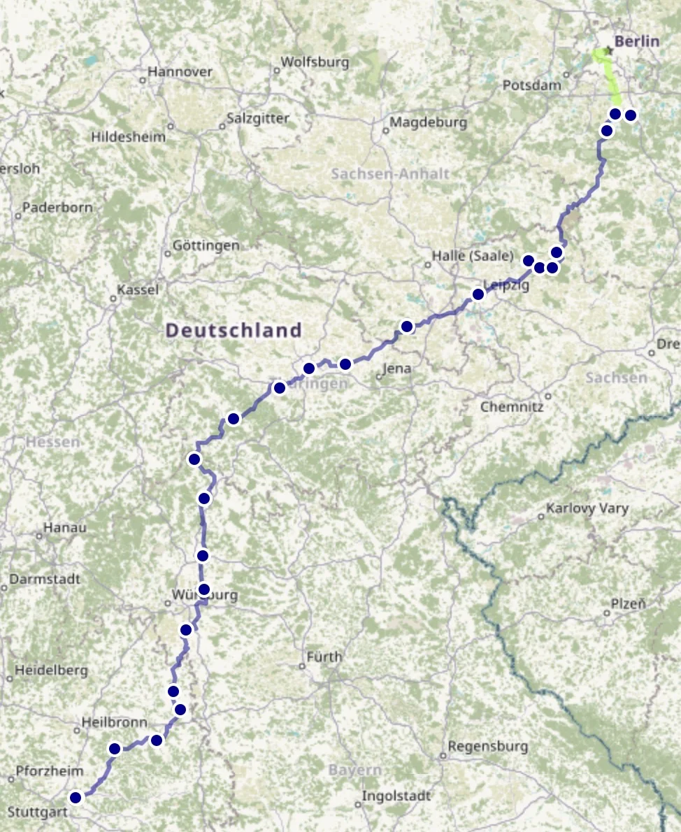 Unsere Routenführung